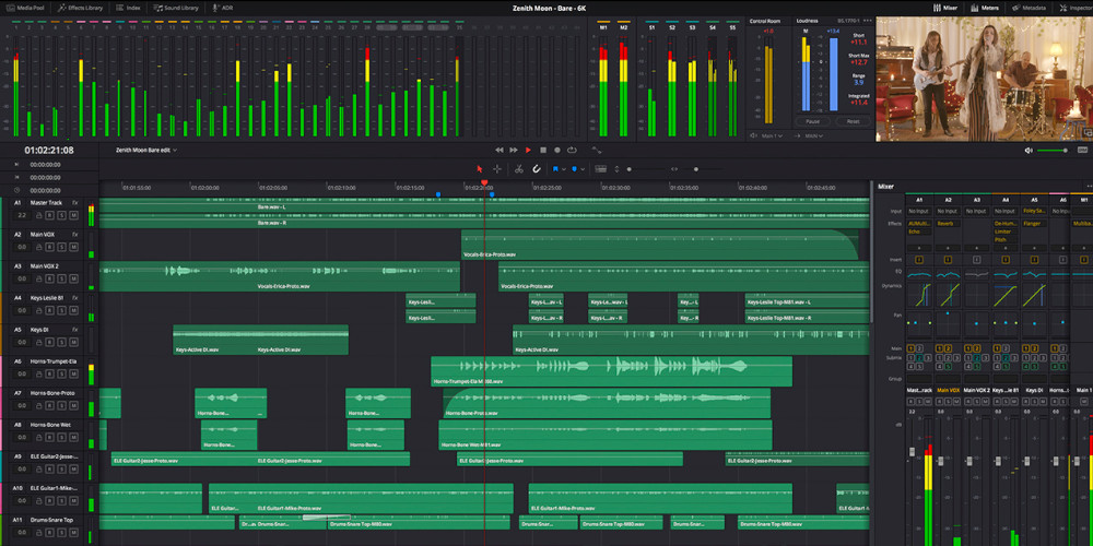 fairlight-davinci-audionachbearbeitung-programm